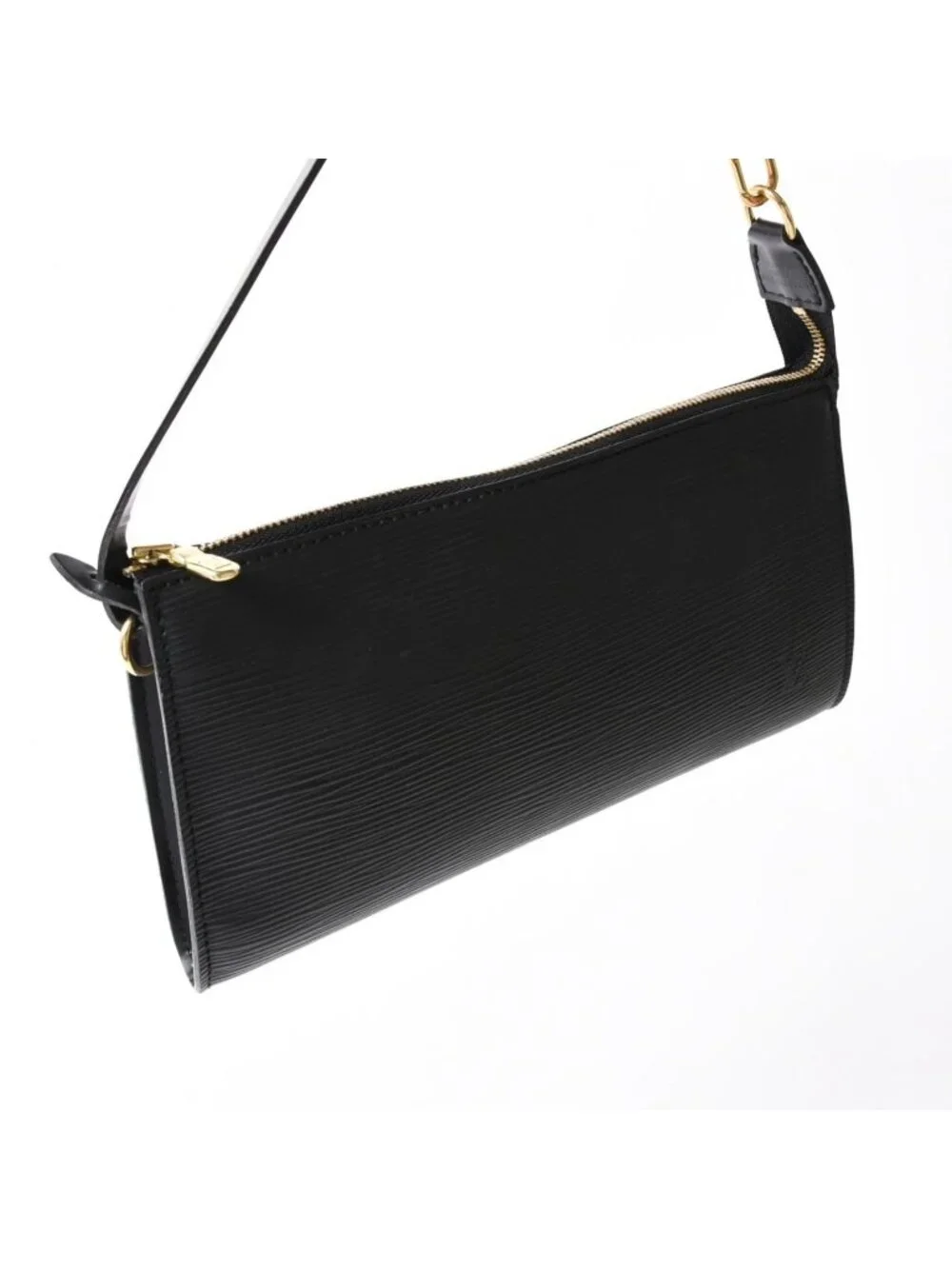 Louis Vuitton Pochette Accessoires Pouch Epi Black Gold